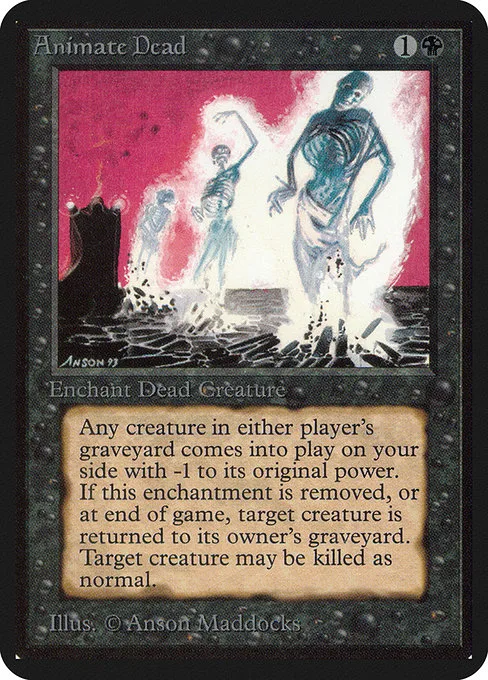 Animate Dead · Limited Edition Alpha 92/295