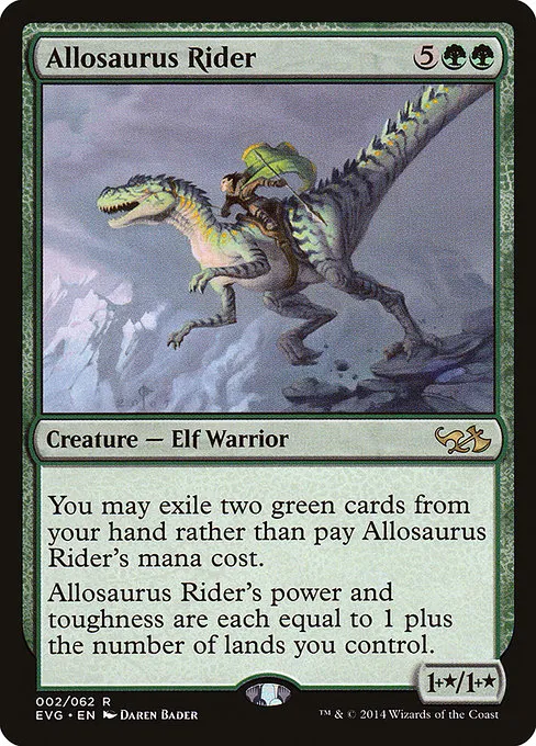 Allosaurus Rider · Duel Decks Anthology: Elves vs. Goblins 2/62