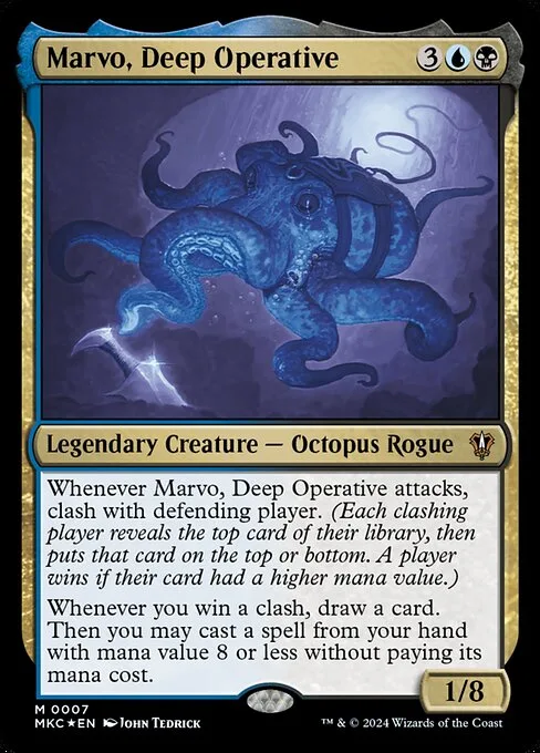 Marvo, Deep Operative · Murders at Karlov Manor Commander 7/358