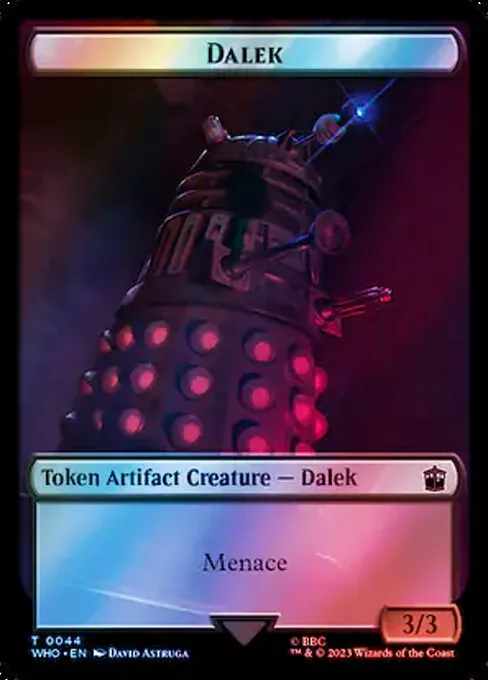 Dalek · Doctor Who Tokens 44/64
