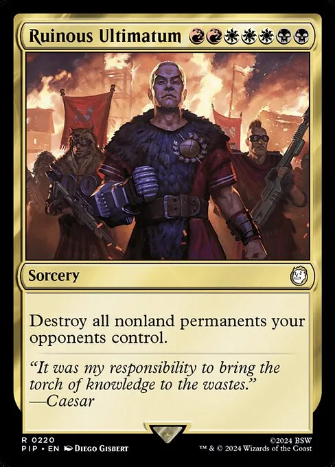 Ruinous Ultimatum · Fallout 220/1068