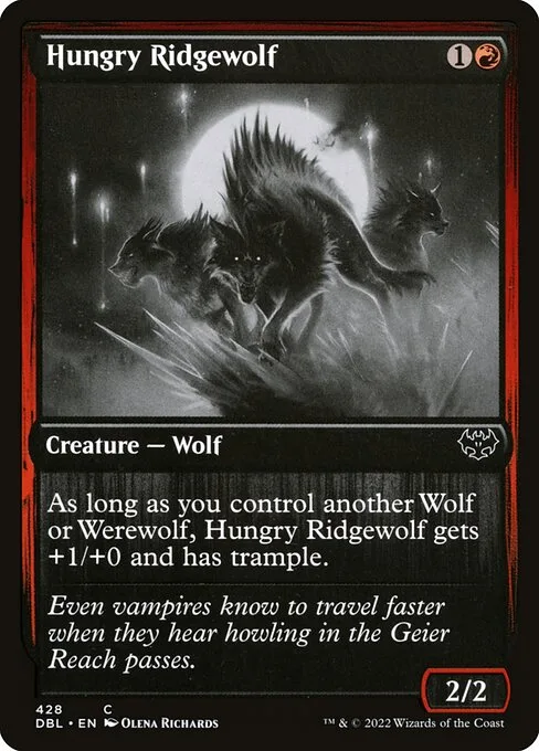 Hungry Ridgewolf · Innistrad: Double Feature 428/535