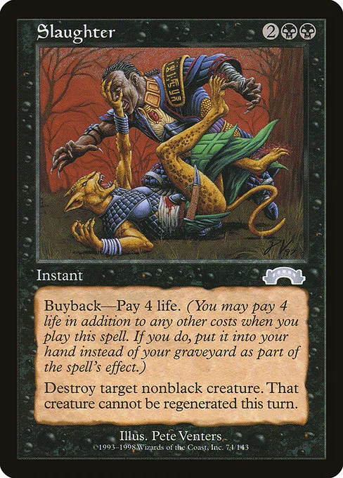 Slaughter · Exodus 74/143
