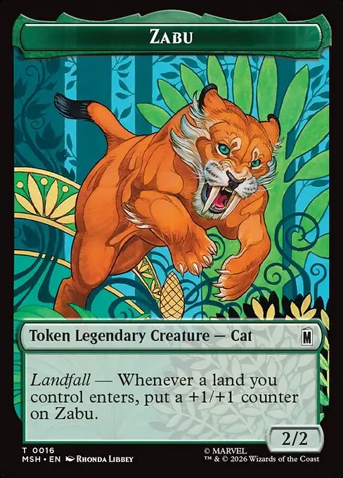 Zabu · Marvel Super Heroes Tokens 16