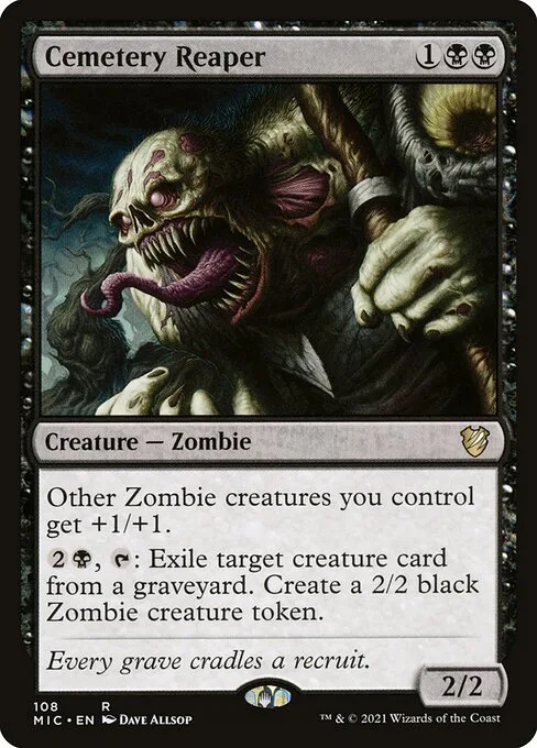 Cemetery Reaper · Midnight Hunt Commander 108/187