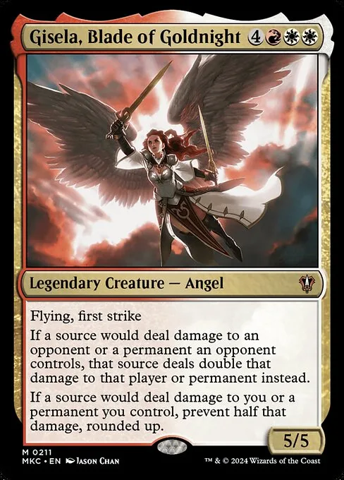 Gisela, Blade of Goldnight · Murders at Karlov Manor Commander 211/358