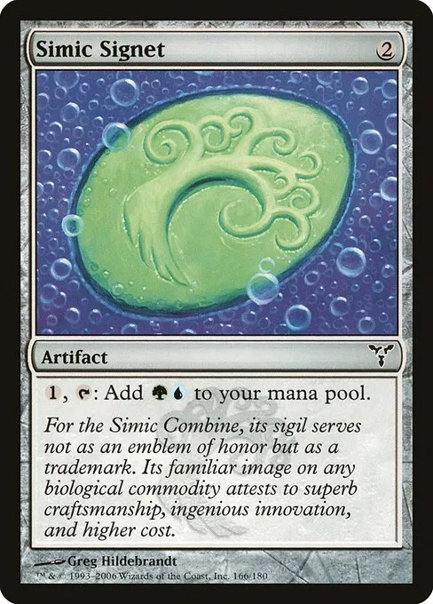 Simic Signet · Dissension 166/180