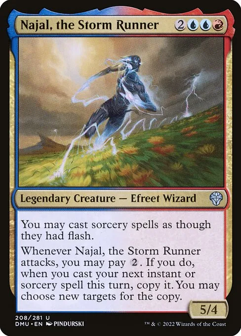 Najal, the Storm Runner · Dominaria United 208/453