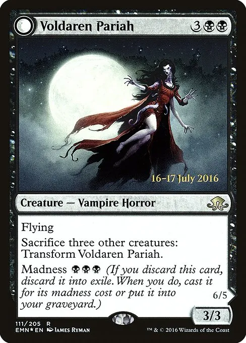 Voldaren Pariah // Abolisher of Bloodlines · Eldritch Moon Promos 111s/77