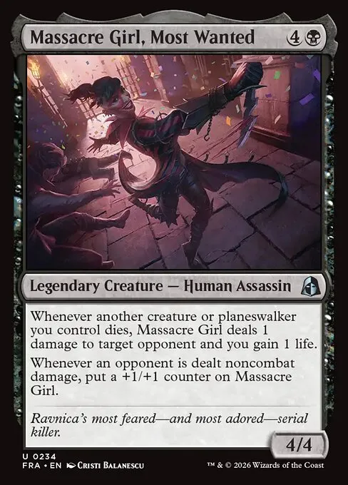 Massacre Girl, Most Wanted · Reality Fracture 234/7