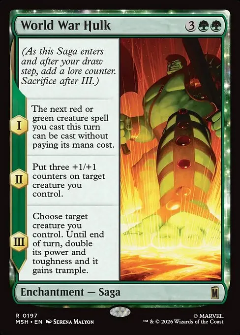 World War Hulk · Marvel Super Heroes 197/24