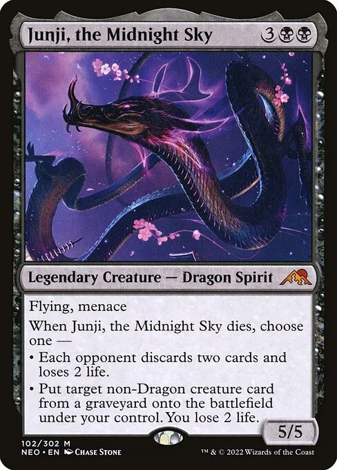 Junji, the Midnight Sky · Kamigawa: Neon Dynasty 102/531