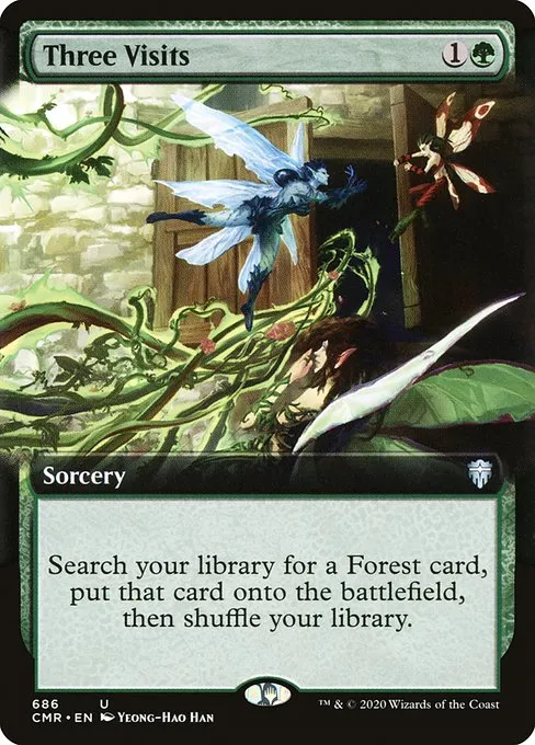 Three Visits · Commander Legends 686/718