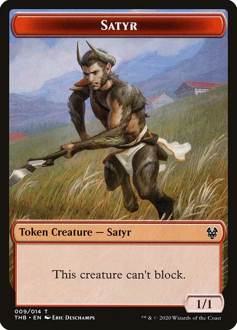 Satyr · Theros Beyond Death Tokens 9/14