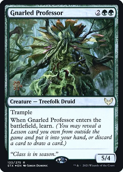Gnarled Professor · Strixhaven: School of Mages Promos 133s/164
