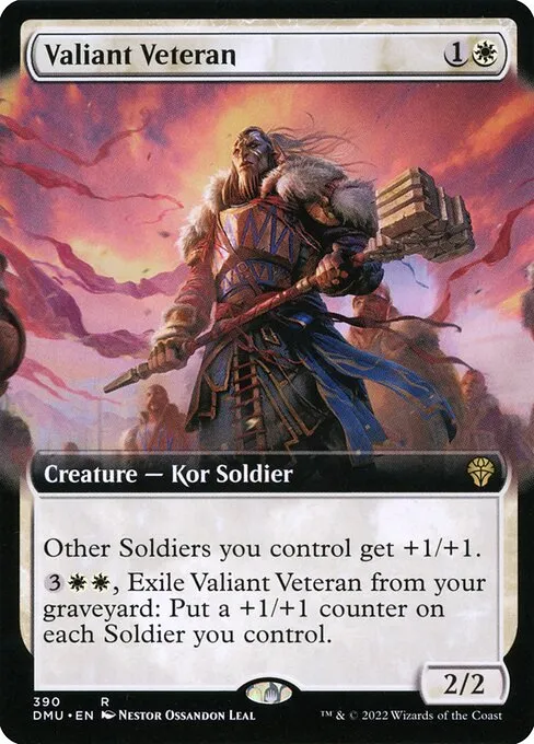 Valiant Veteran · Dominaria United 390/453