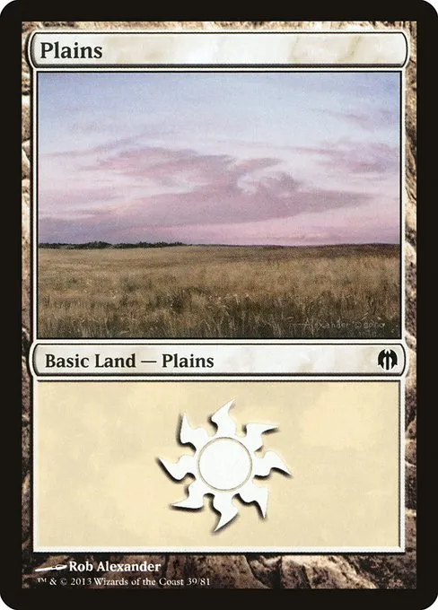Plains · Duel Decks: Heroes vs. Monsters 39/81