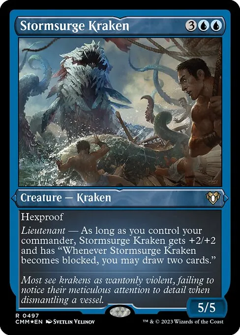 Stormsurge Kraken · Commander Masters 497/1067