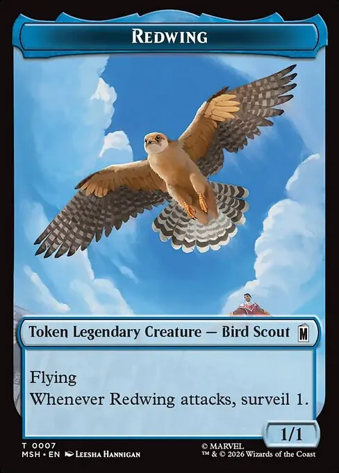 Redwing · Marvel Super Heroes Tokens 7