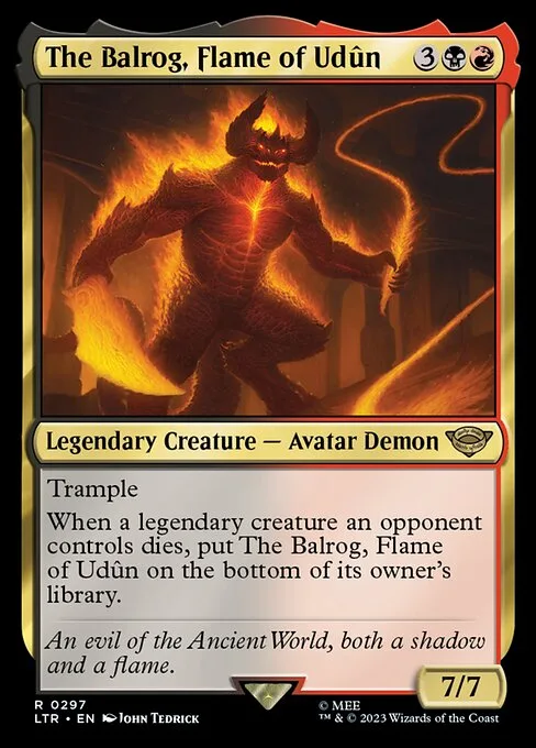 The Balrog, Flame of Udûn · The Lord of the Rings: Tales of Middle-earth 297/856