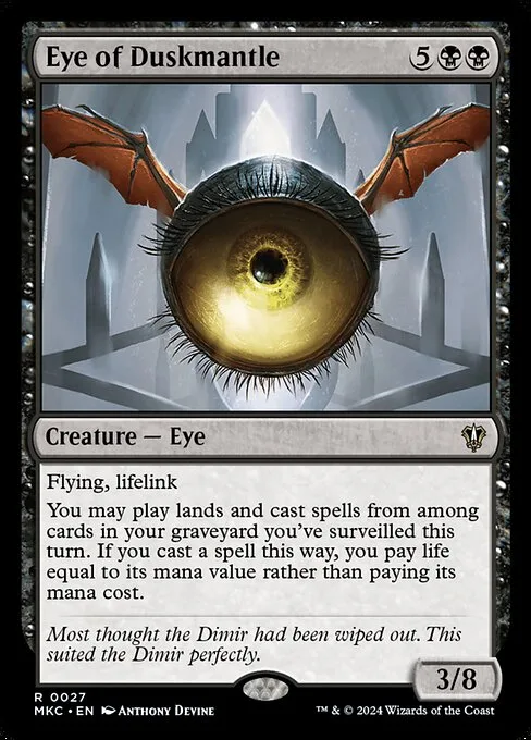 Eye of Duskmantle · Murders at Karlov Manor Commander 27/358