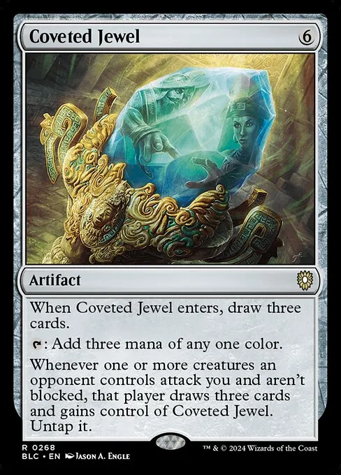Coveted Jewel · Bloomburrow Commander 268/356