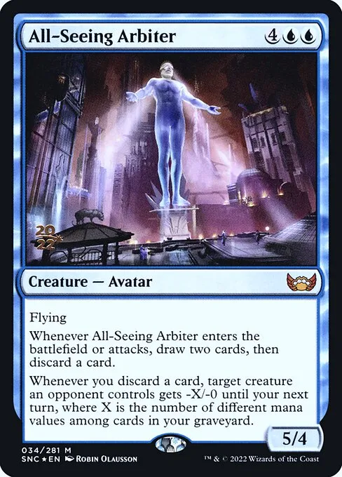 All-Seeing Arbiter · Streets of New Capenna Promos 34s/161
