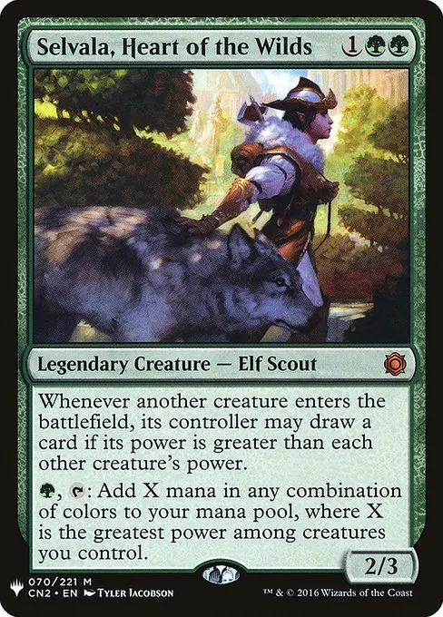 Selvala, Heart of the Wilds · The List CN2-70/5050
