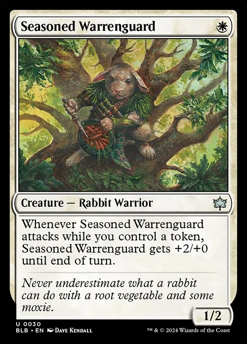 Seasoned Warrenguard · Bloomburrow 30/398