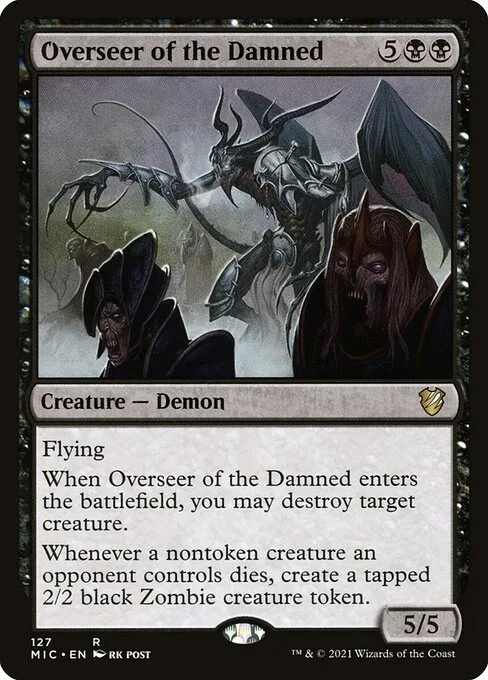 Overseer of the Damned · Midnight Hunt Commander 127/187