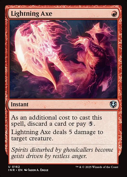 Lightning Axe · Innistrad Remastered 162/495