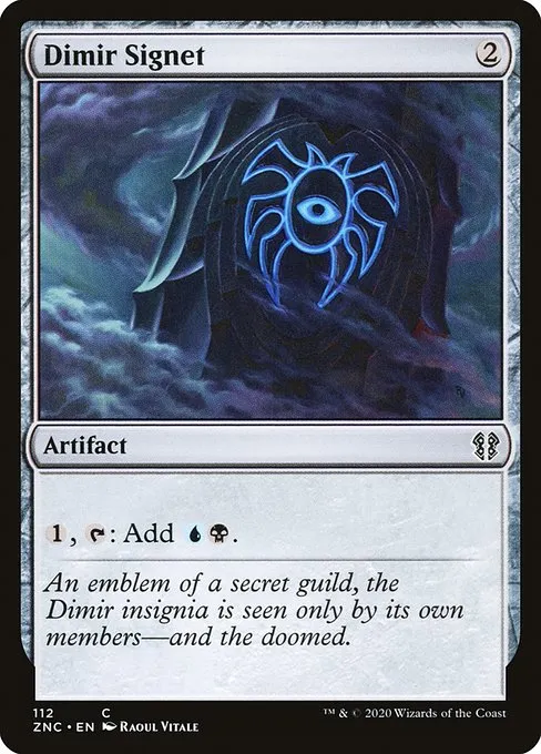 Dimir Signet · Zendikar Rising Commander 112/142