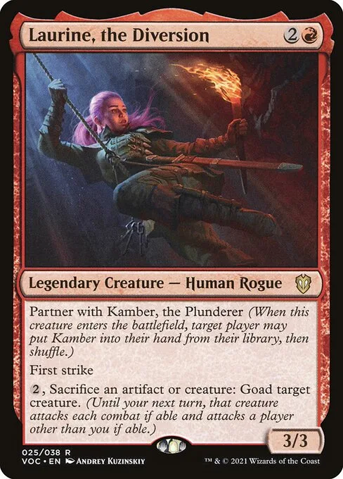 Laurine, the Diversion · Crimson Vow Commander 25/188