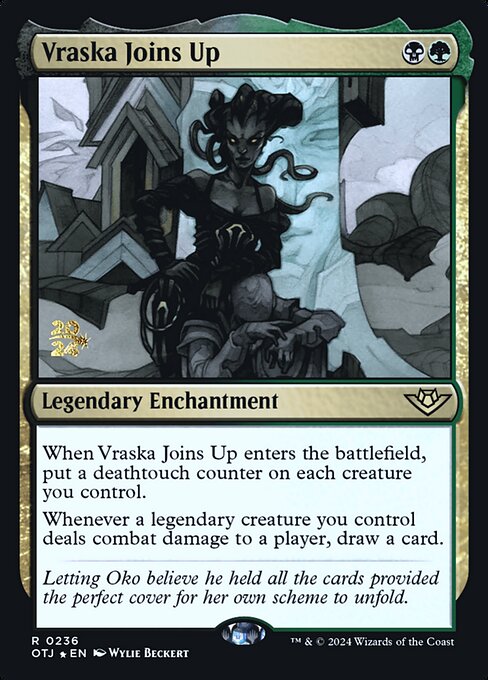 Vraska Joins Up · Outlaws of Thunder Junction Promos 236s/160