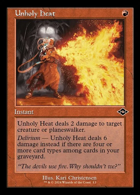 Unholy Heat · Modern Horizons 2 Timeshifts 13/16