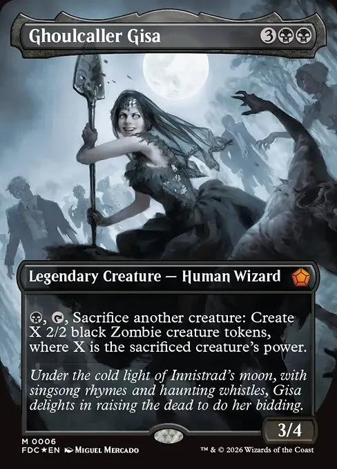 Ghoulcaller Gisa · Foundations Commander 6/3