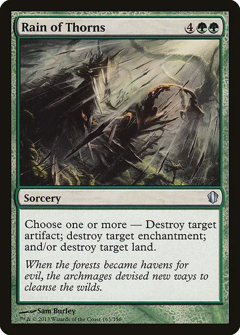 Rain of Thorns · Commander 2013 163/356