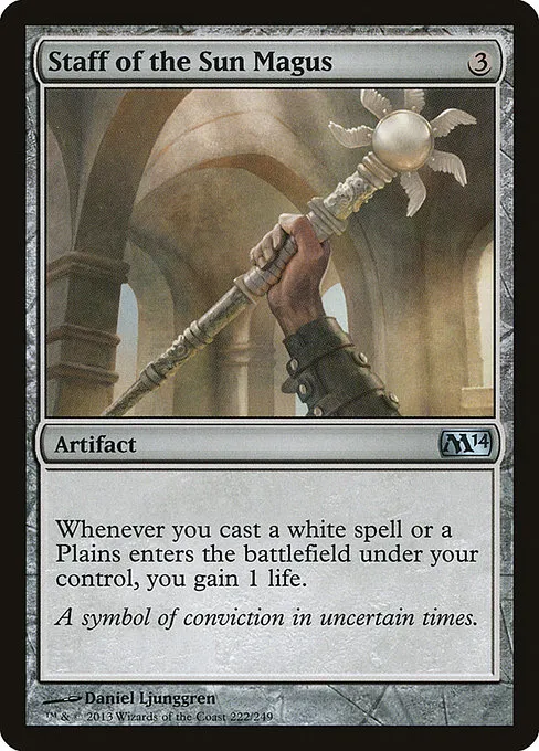 Staff of the Sun Magus · Magic 2014 222/249