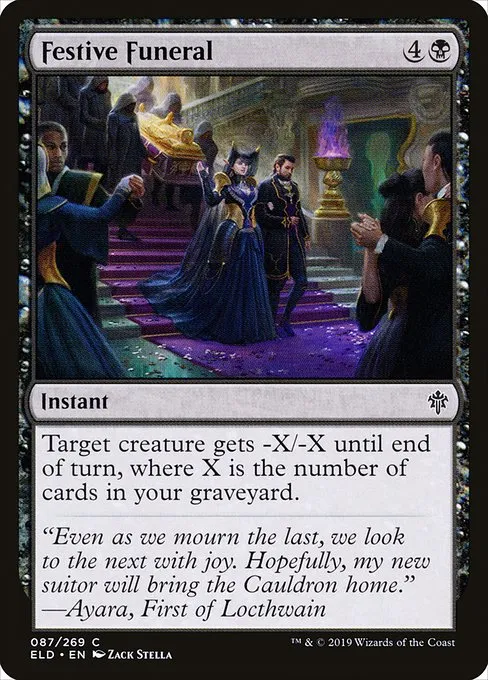 Festive Funeral · Throne of Eldraine 87/398
