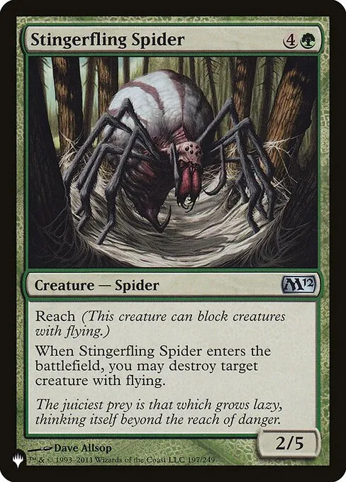 Stingerfling Spider · The List M12-197/5050