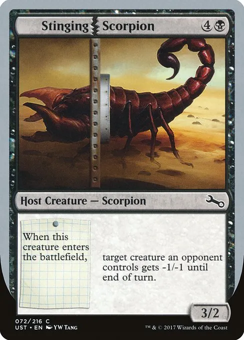 Stinging Scorpion · Unstable 72/268