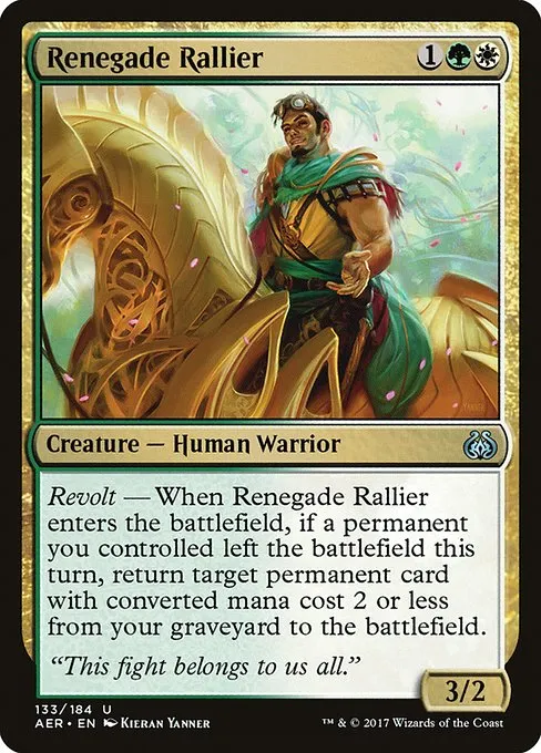 Renegade Rallier · Aether Revolt 133/197