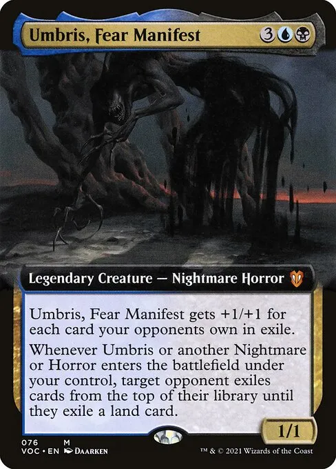 Umbris, Fear Manifest · Crimson Vow Commander 76/188
