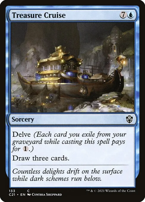 Treasure Cruise · Commander 2021 133/409