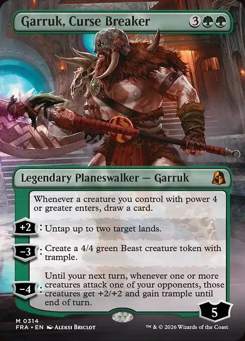 Garruk, Curse Breaker · Reality Fracture 314/7