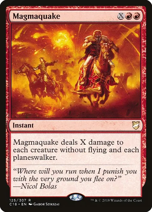 Magmaquake · Commander 2018 125/307