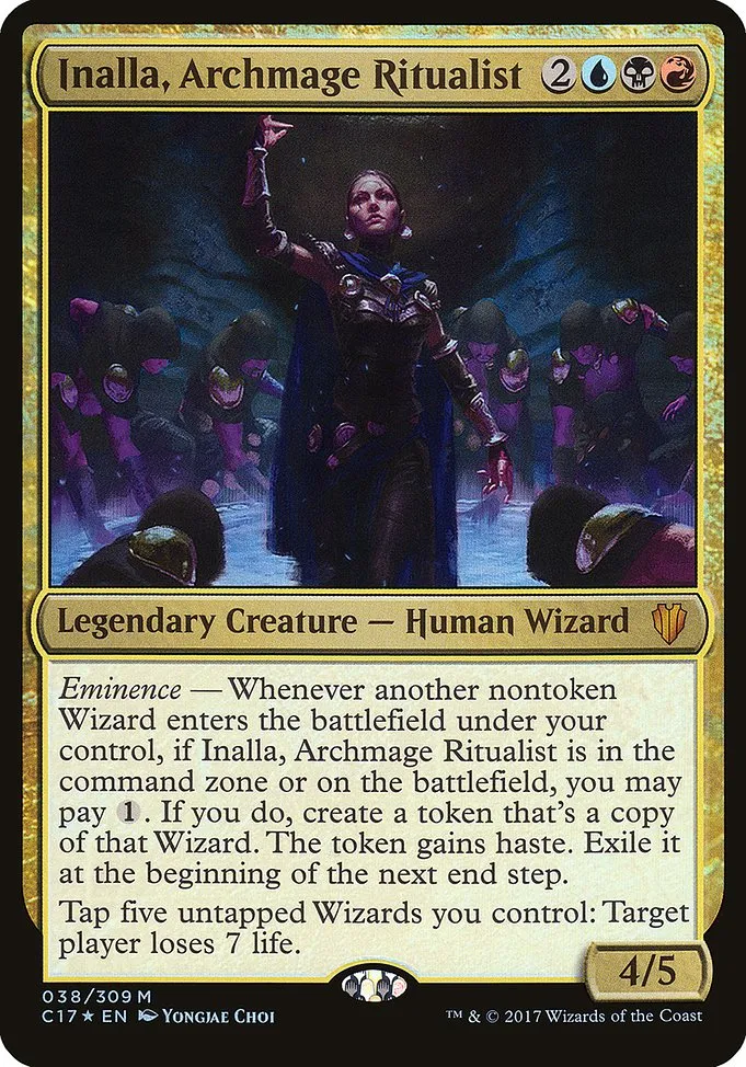 Inalla, Archmage Ritualist · Commander 2017 Oversized 38/4