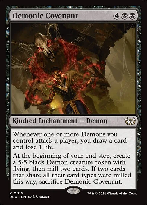 Demonic Covenant · Duskmourn: House of Horror Commander 19/373