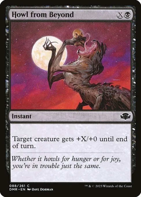 Howl from Beyond · Dominaria Remastered 88/457