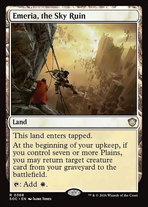 Emeria, the Sky Ruin · Secrets of Strixhaven Commander 368/426